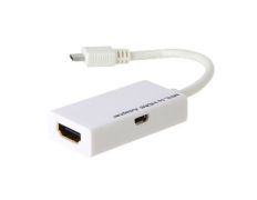 Añadir a la cesta Micro USB a HDMI Cable para Samsung i9000, HTC (Blanco) Micro USB a HDMI Cable para Samsung i9000, HTC (Blanco)