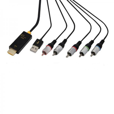 Adaptador de YPbPr RGB a HDMI 1.3