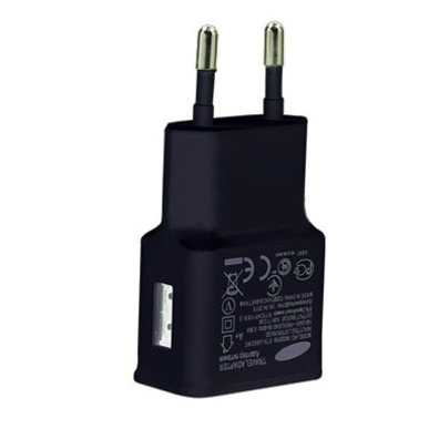 Adaptador de corriente universal USB Negro