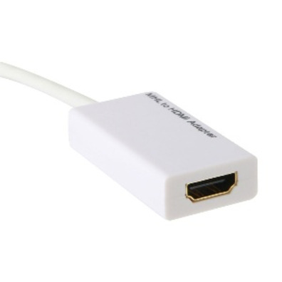 Micro USB a HDMI Cable para Samsung i9000, HTC (Blanco)