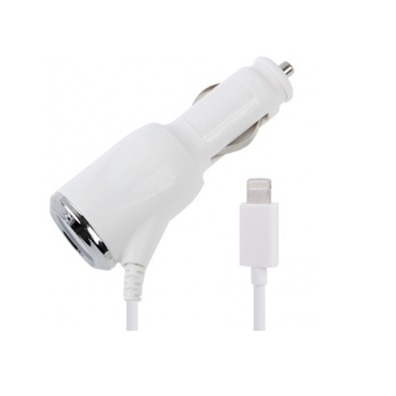 Cargador de coche para iPhone 5 Blanco